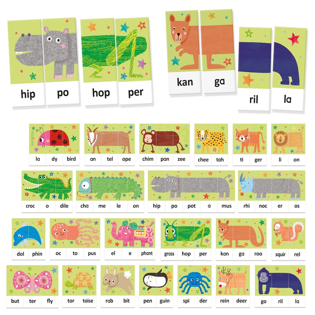 Syllables Factory - game contents