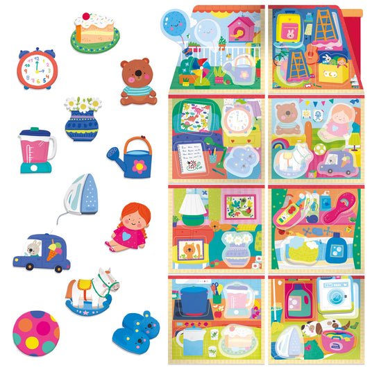 MY LITTLE HOUSE MONTESSORI Everything in its proper place! - game contents and components