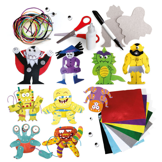 MONSTER CREATIONS Cut out and decorate - game contents and components