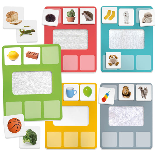 My First Tactile Library Montessori - game contents and components