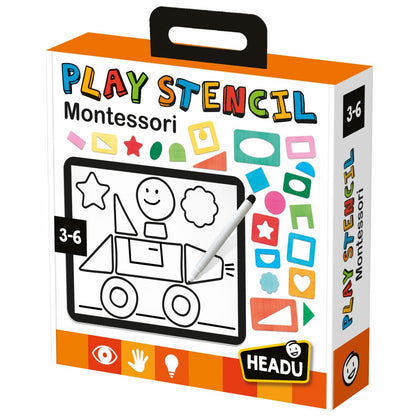 Play Stencil Montessori - product box