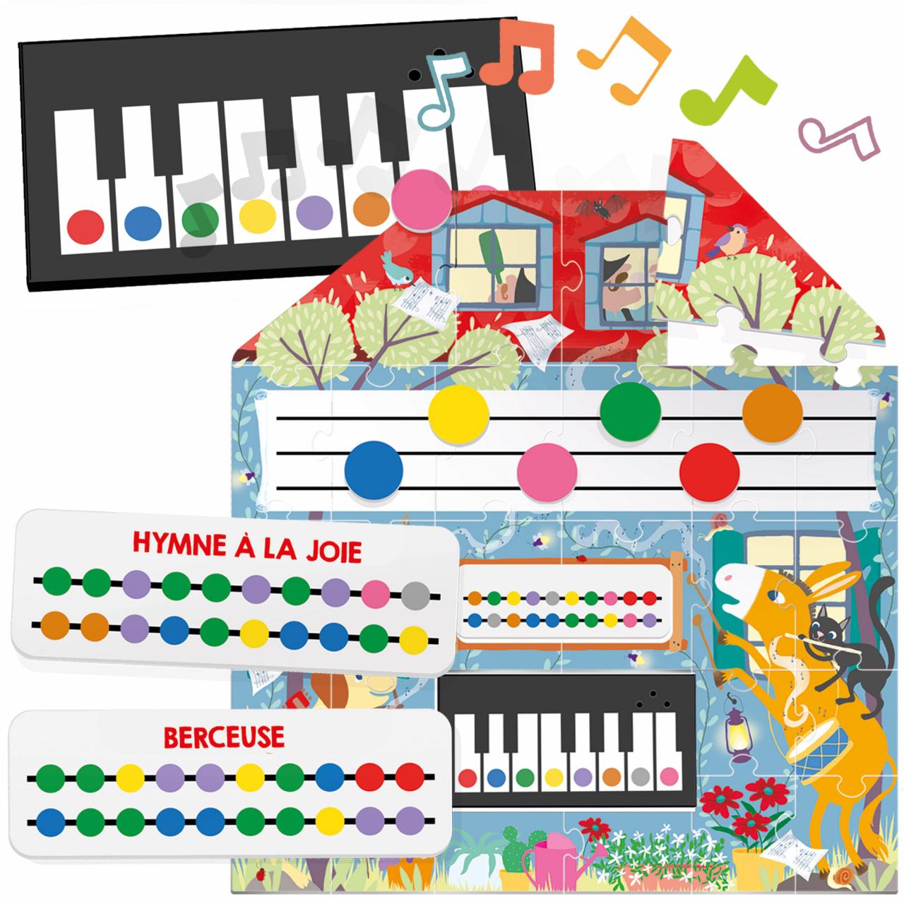 Ma Première ÉCole De Musique - game contents and components