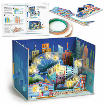 LA VILLE ILLUMINÉE Réalise un véritable circuit à LED - game contents and components