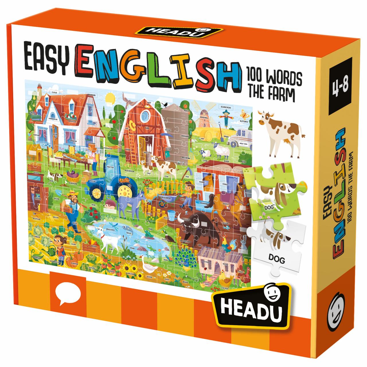 EASY ENGLISH 100 WORDS THE FARM My first farm vocabulary - product box