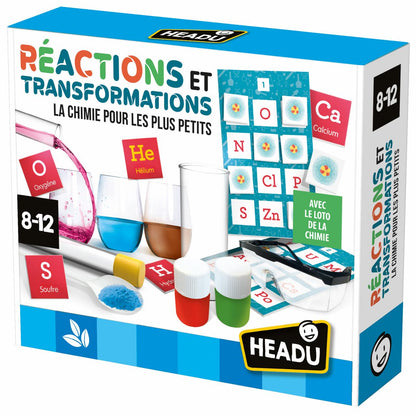 RÉACTIONS ET TRANSFORMATIONS La chimie pour les plus petits - product box