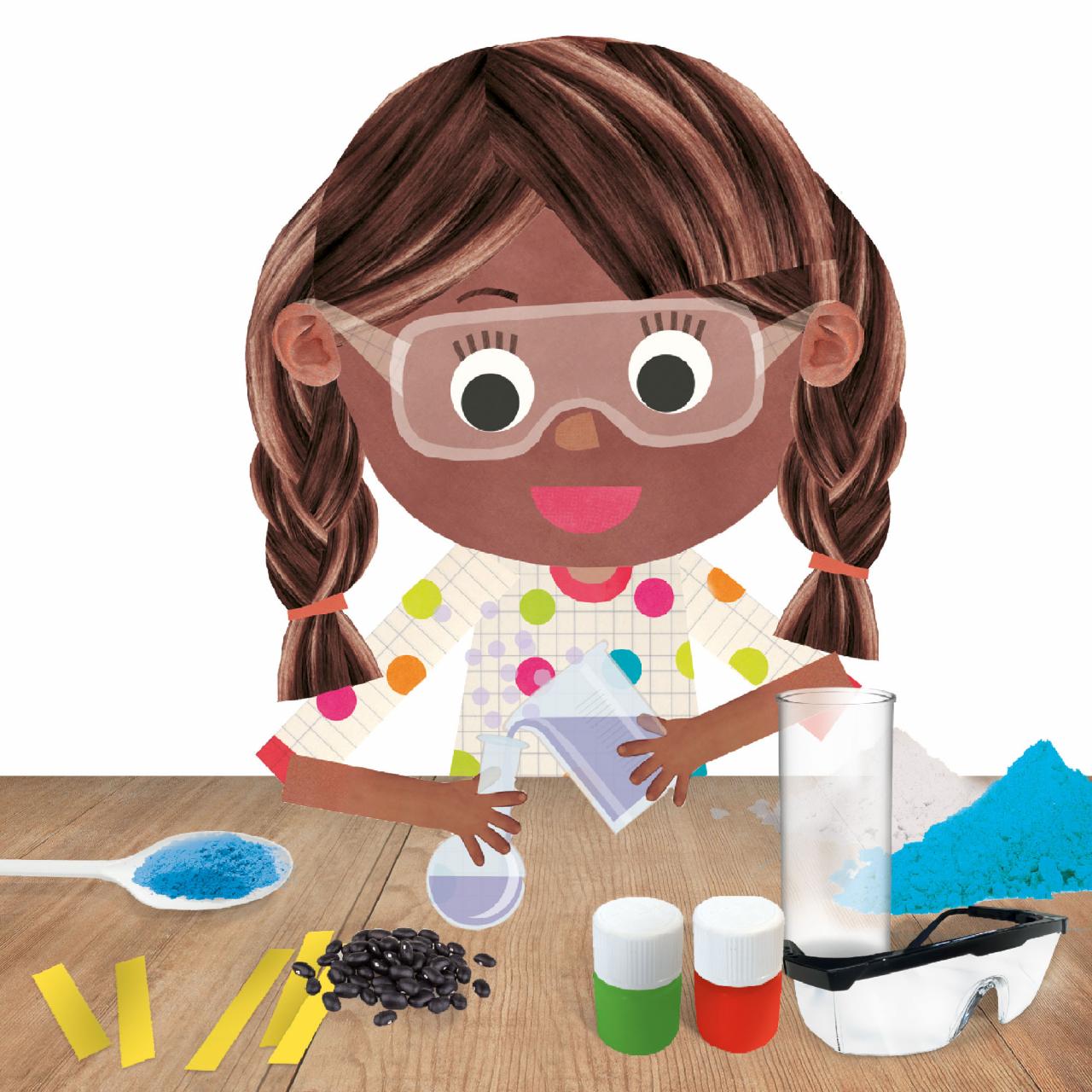 RÉACTIONS ET TRANSFORMATIONS La chimie pour les plus petits - game contents and components