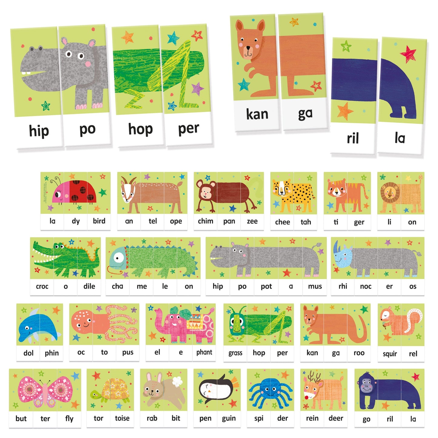Syllables Factory - game contents