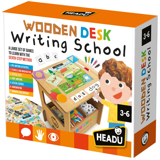 Wooden Desk Writing School - product box