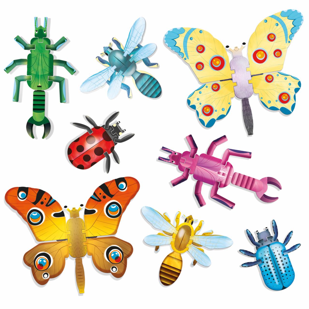 INSECT BUILDER Play and discover! - game contents and components