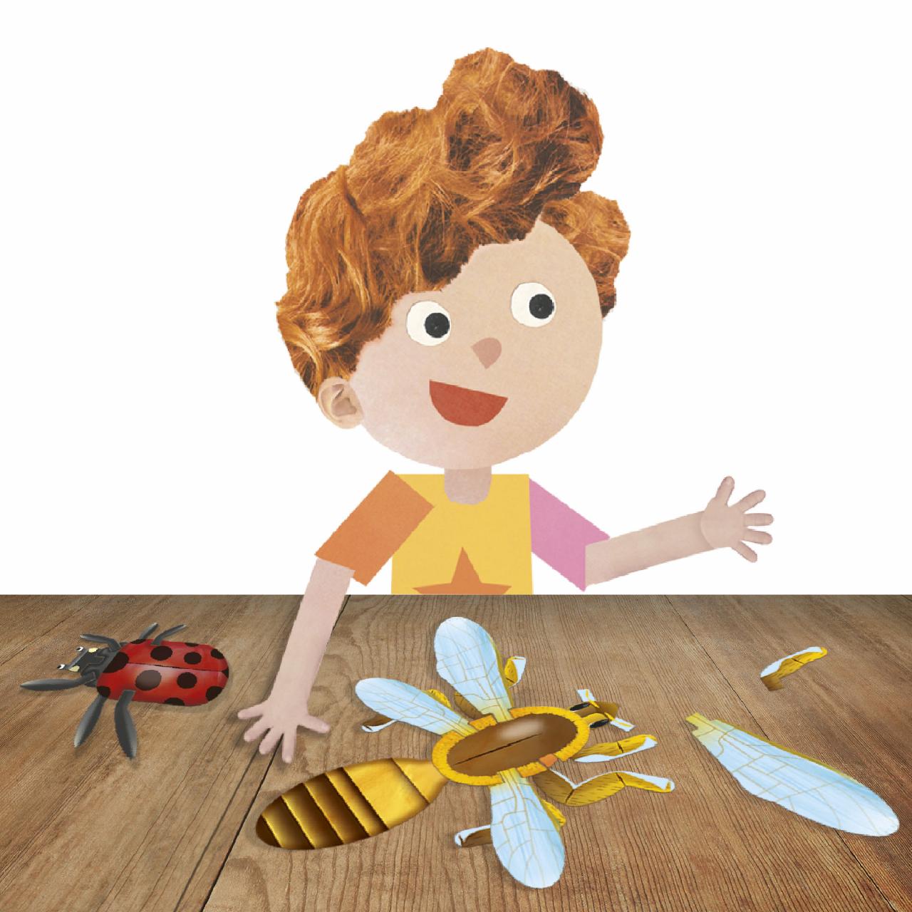 INSECT BUILDER Play and discover! - game contents and components