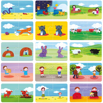 GAME OF OPPOSITES Logic puzzles - game contents and components