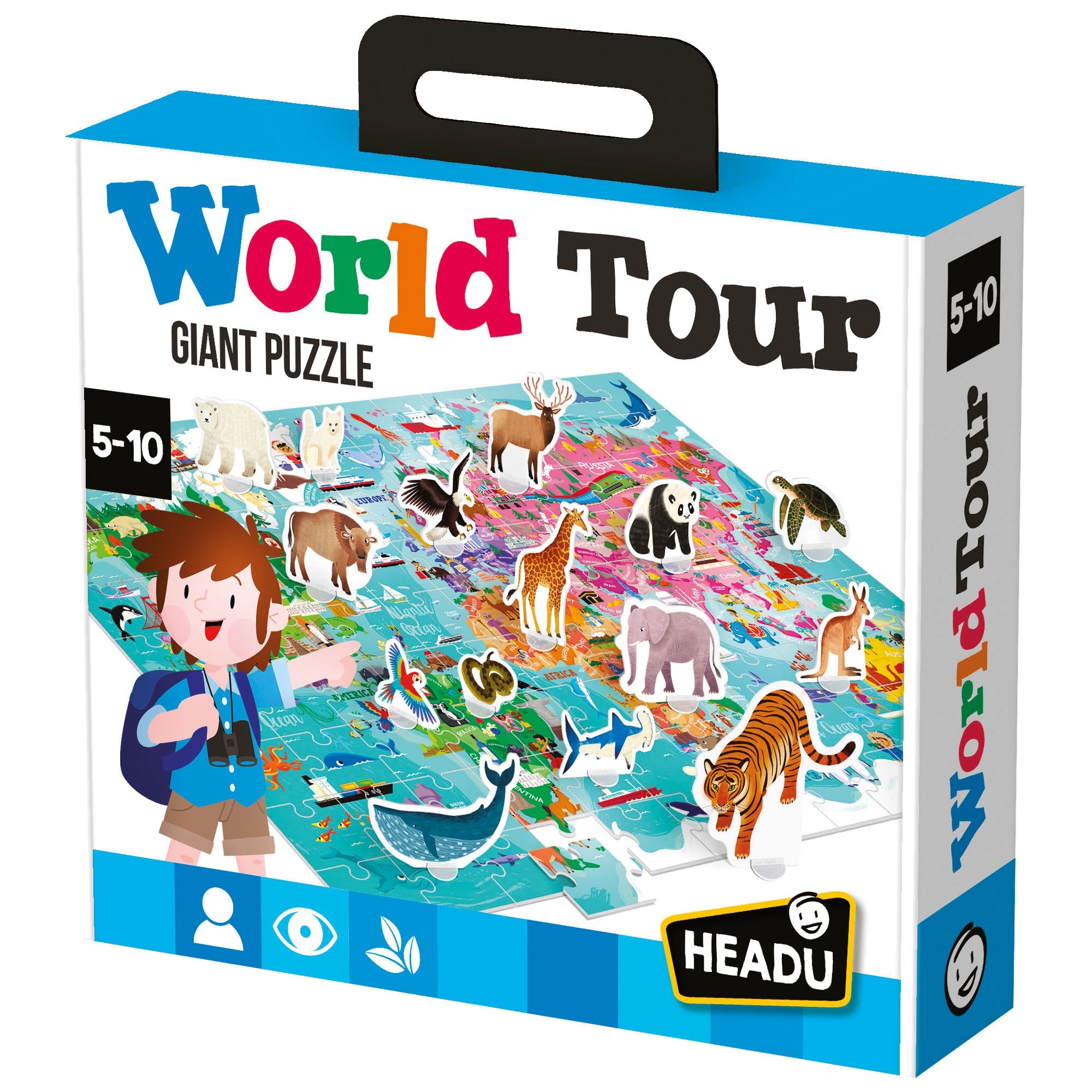 WORLD TOUR A giant puzzle consisting of 108 pieces - product box