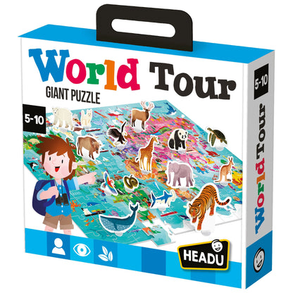 WORLD TOUR A giant puzzle consisting of 108 pieces - product box