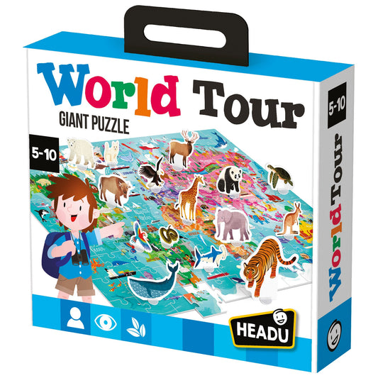 WORLD TOUR A giant puzzle consisting of 108 pieces - product box