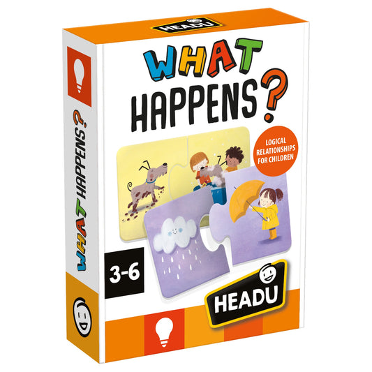 WHAT HAPPENS? Understanding relationships! - game contents and components