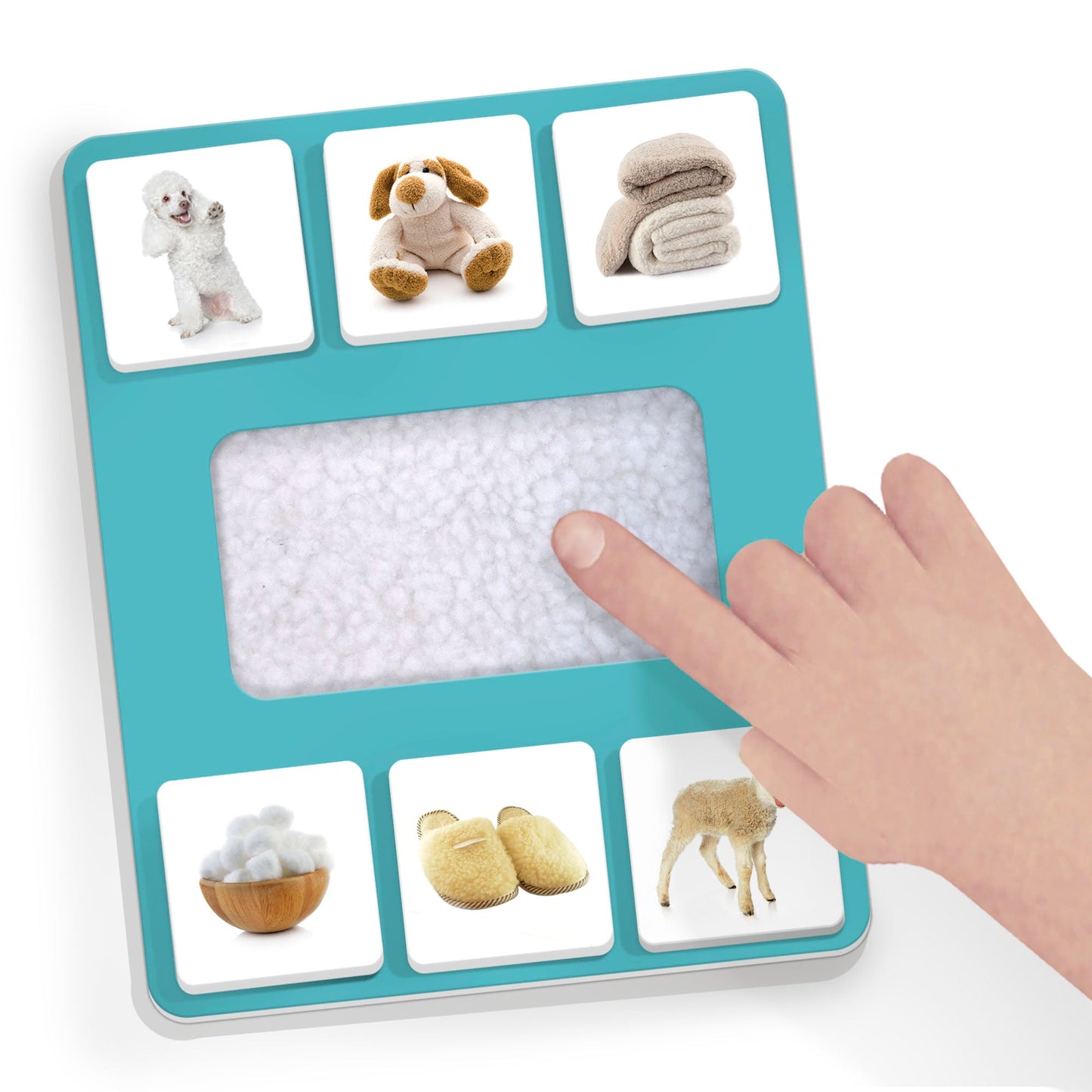 My First Tactile Library Montessori - game contents and components