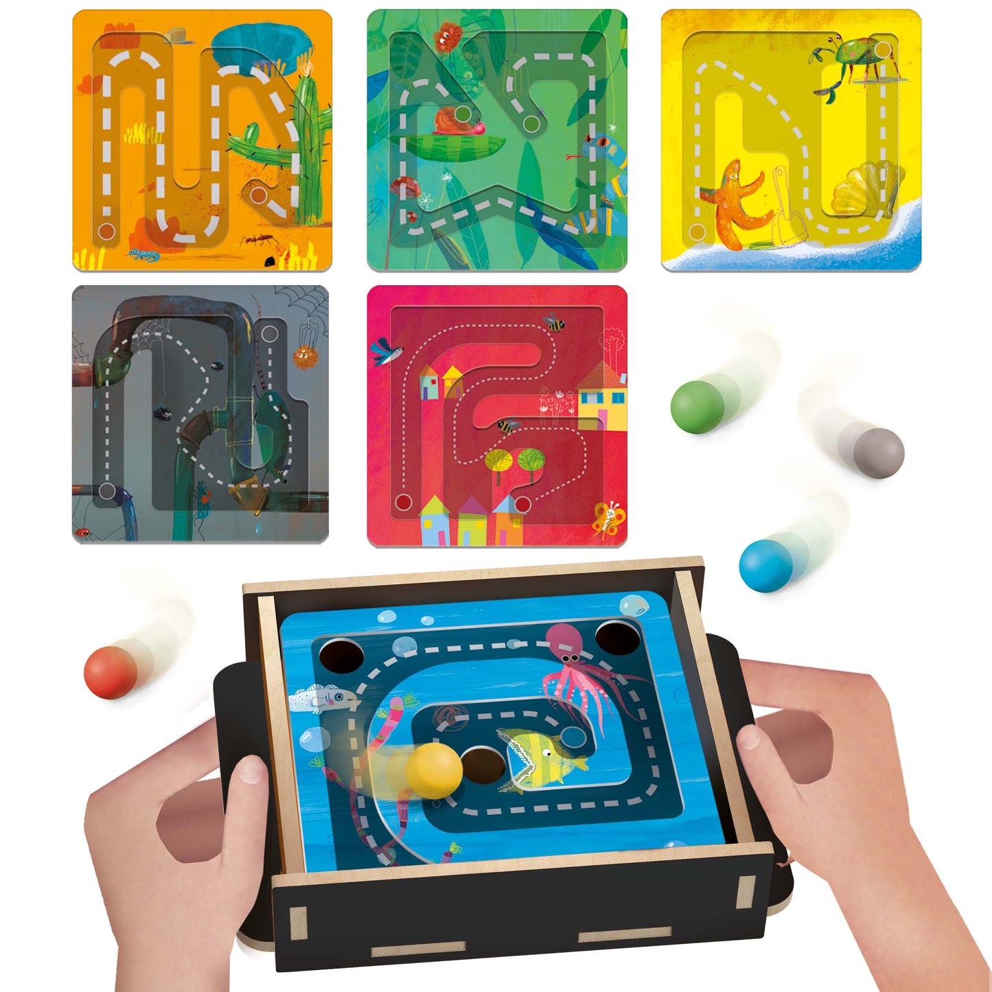 Tricks And Traps Labyrinth - game contents and components