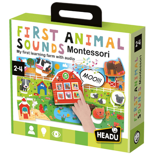 First Animal Sounds Montessori - product box