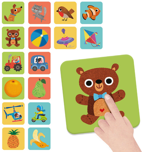 Sensory Memory Game For Small Children - game contents and components